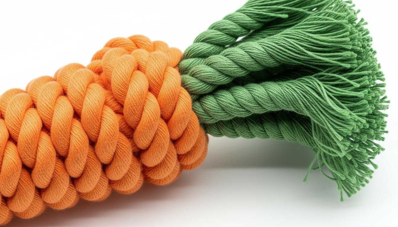 Cotton Rope Knot Dog Toy, Durable Chew & Teeth Cleaning Toy - Image 4